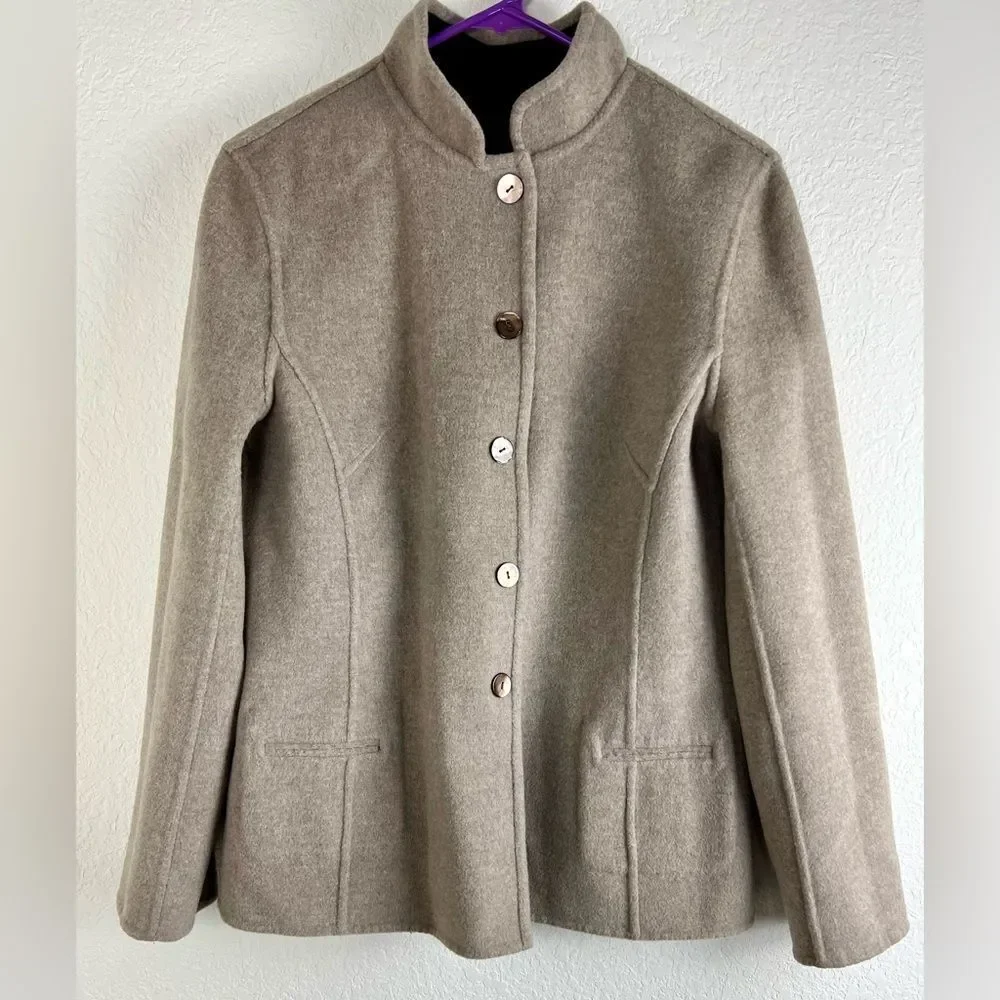 Nina Mclemore Wool Reversible Jacket